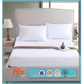 300TC 100% Baumwollsatin Weiß Spannbettlaken für Queen-Size-Bett